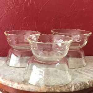 VINTAGE FIRE KING MAID OF HONOR PYREX CUSTARD CUPS